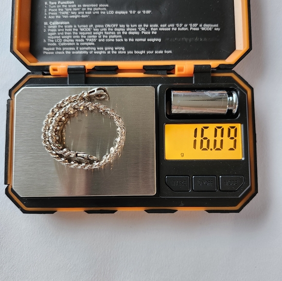 925 silver fancy link bracelet - Picture 3 of 7